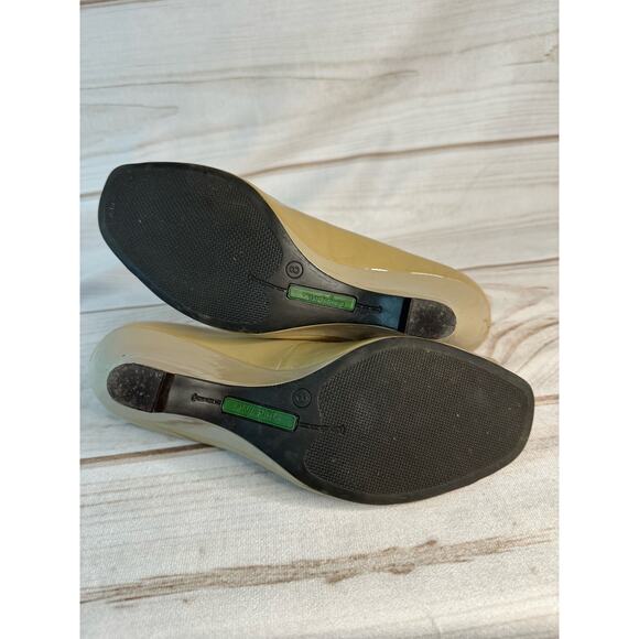 Easy Spirit Beige Open Toe Wedges Size 8 - Picture 7 of 8